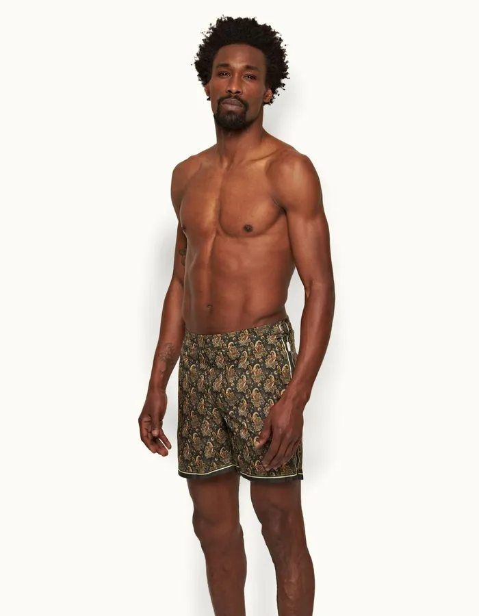 Men Orlebar Brown Swim Shorts Bulldog Palm