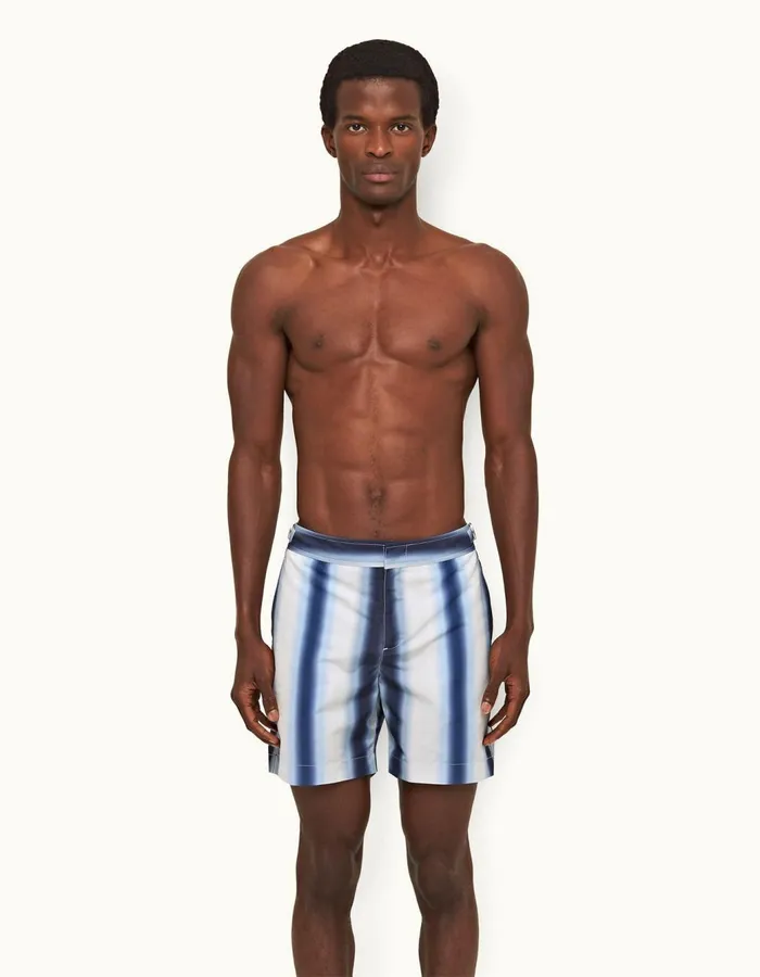 Men Orlebar Brown Swim Shorts Bulldog Sea Mist