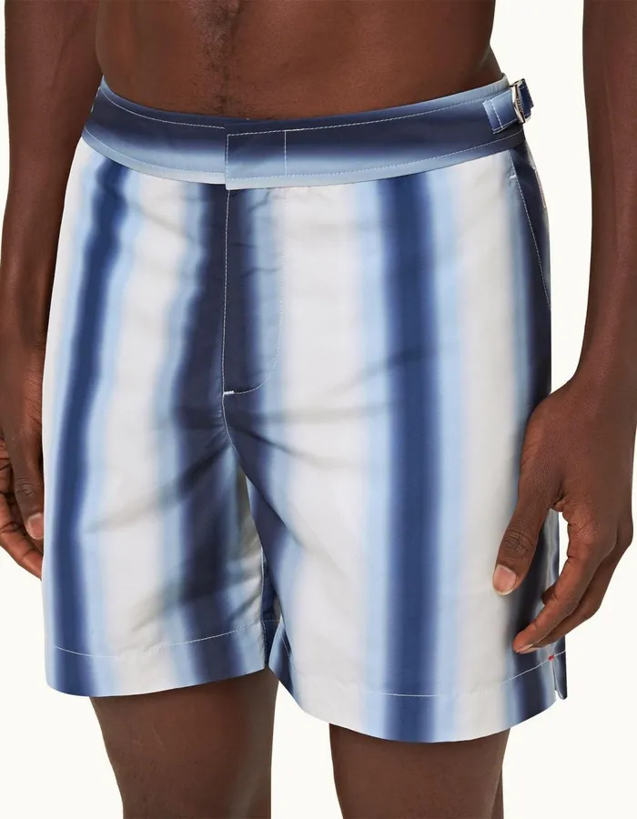 Men Orlebar Brown Swim Shorts Bulldog Sea Mist