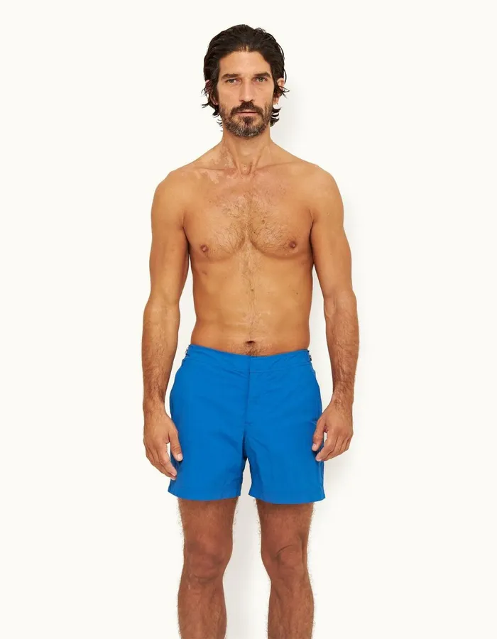 Men Orlebar Brown Swim Shorts Bulldog Signal Blue
