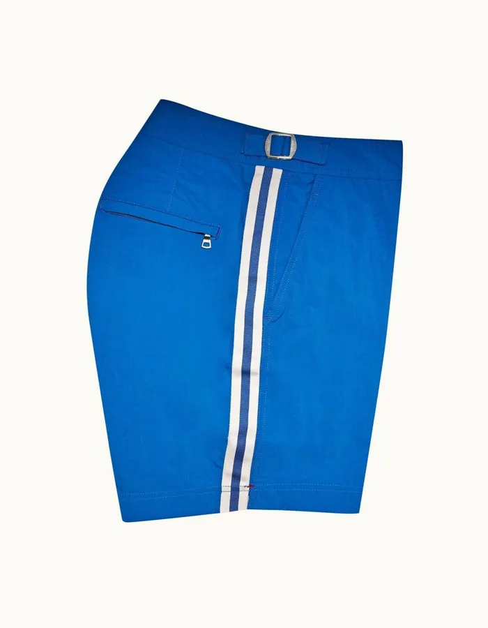 Men Orlebar Brown Swim Shorts Bulldog Signal Blue