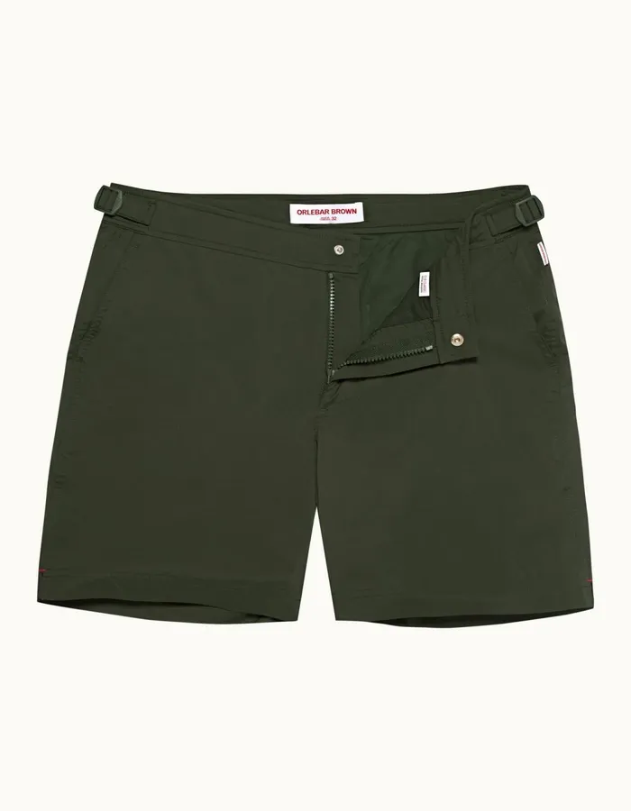 Men Orlebar Brown Swim Shorts Bulldog Sport Dark Sherwood