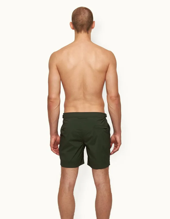 Men Orlebar Brown Swim Shorts Bulldog Sport Dark Sherwood