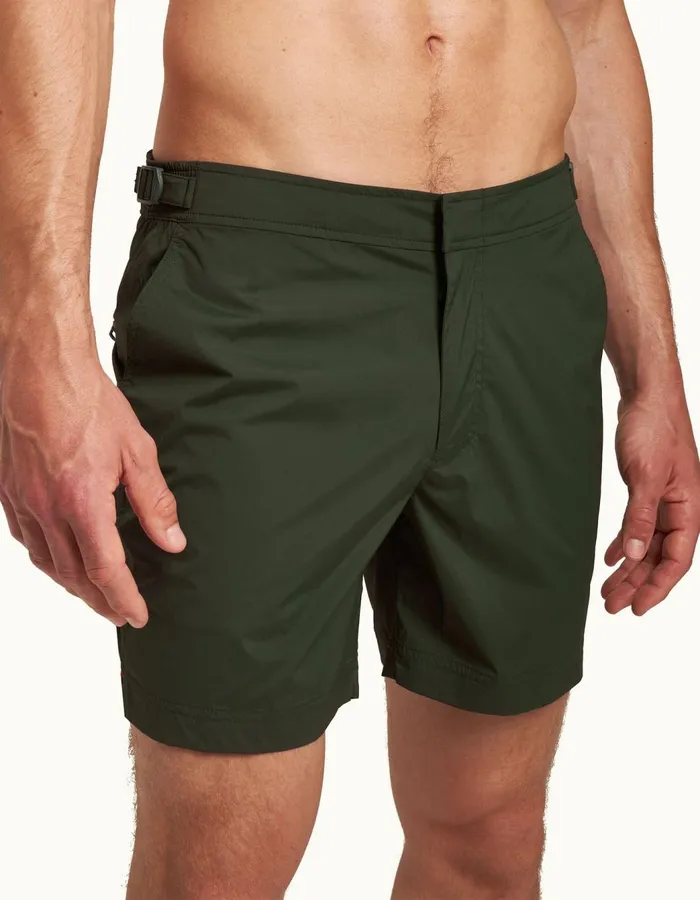 Men Orlebar Brown Swim Shorts Bulldog Sport Dark Sherwood
