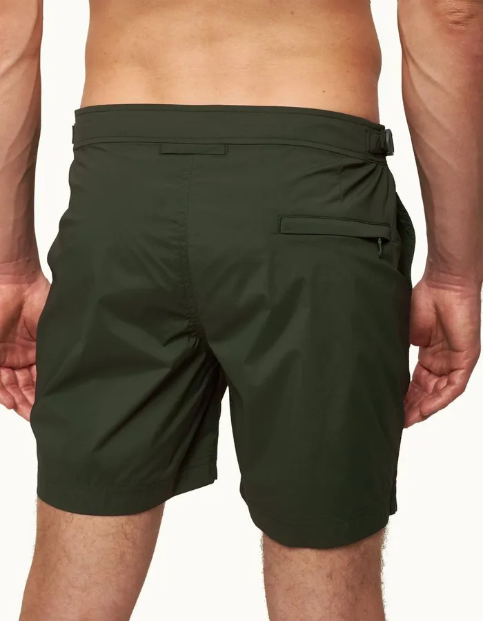 Men Orlebar Brown Swim Shorts Bulldog Sport Dark Sherwood