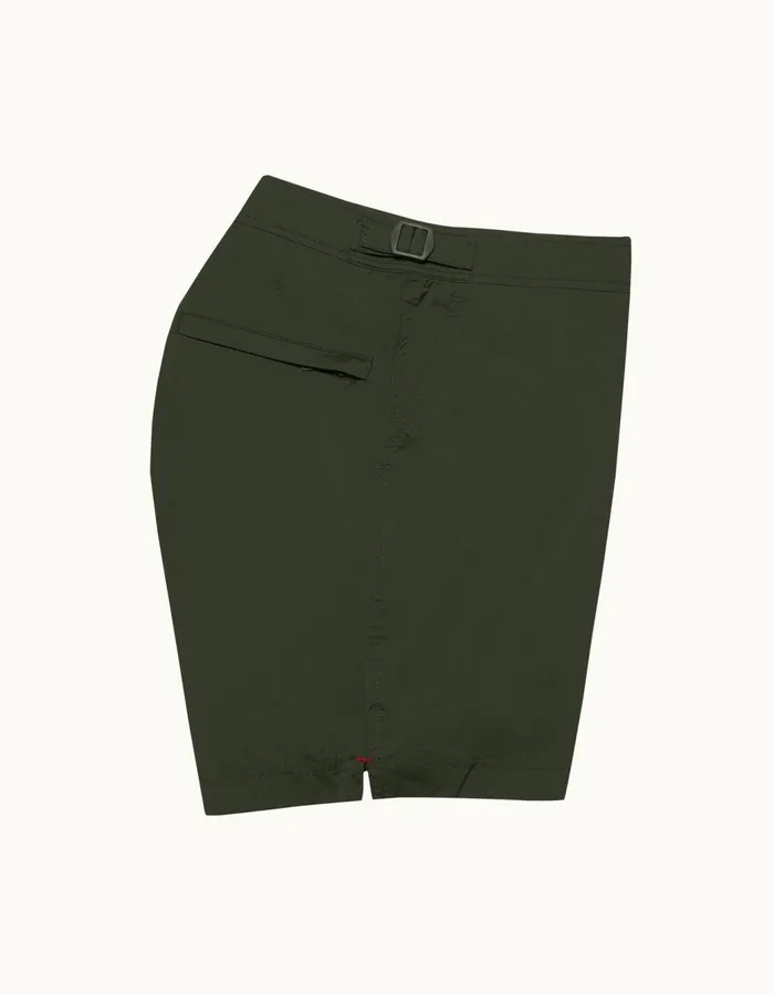 Men Orlebar Brown Swim Shorts Bulldog Sport Dark Sherwood