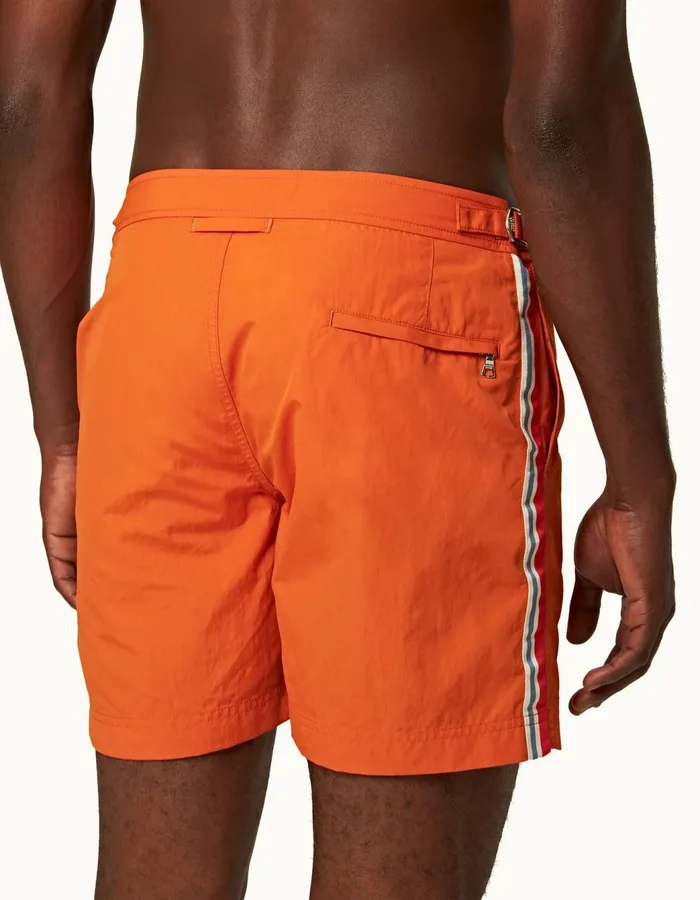 Men Orlebar Brown Swim Shorts Bulldog Tiger Lily