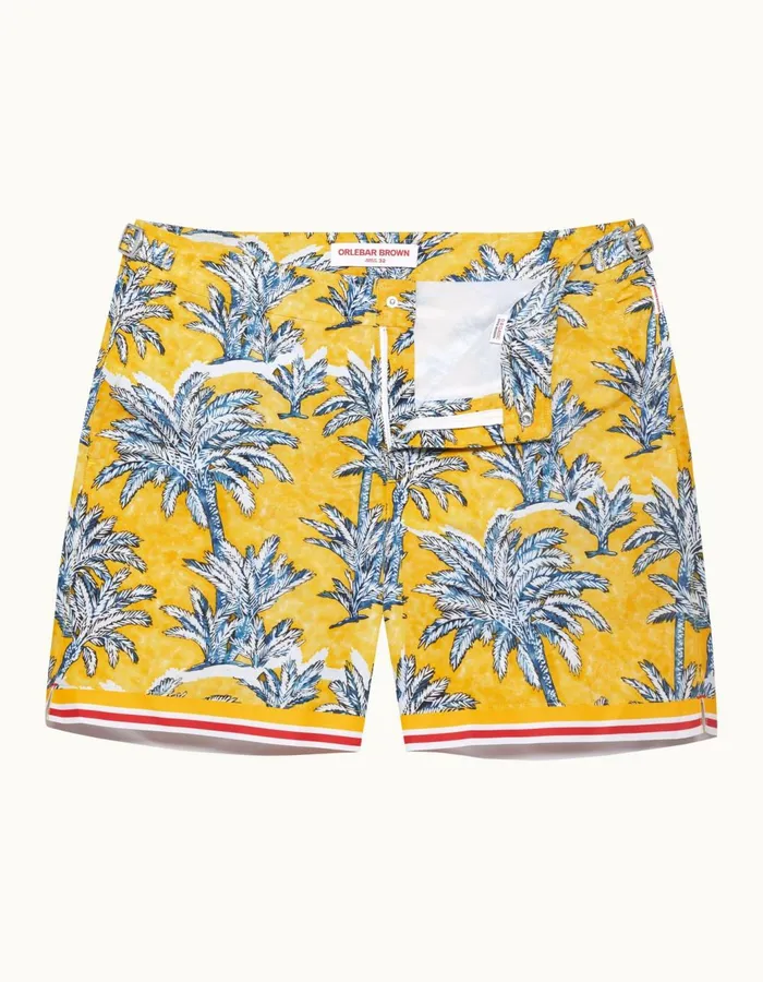 Men Orlebar Brown Swim Shorts Bulldog Toucan Palm