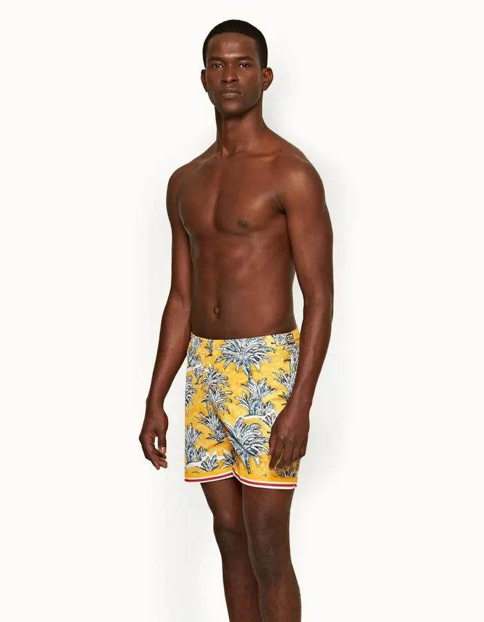 Men Orlebar Brown Swim Shorts Bulldog Toucan Palm