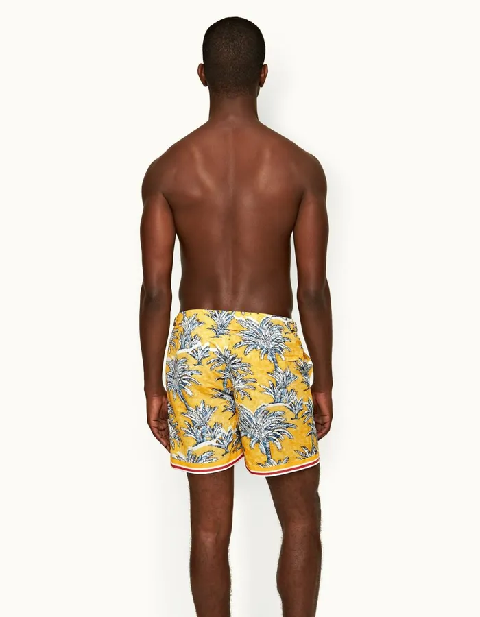 Men Orlebar Brown Swim Shorts Bulldog Toucan Palm