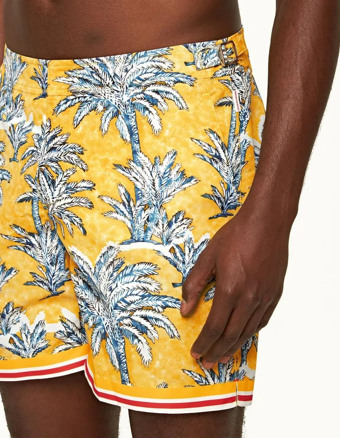 Men Orlebar Brown Swim Shorts Bulldog Toucan Palm