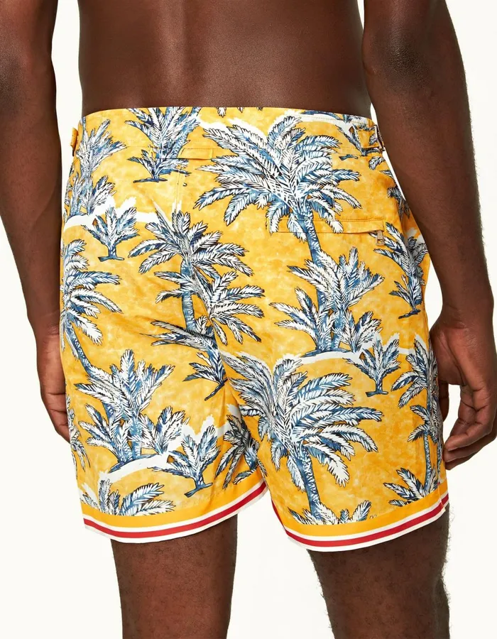 Men Orlebar Brown Swim Shorts Bulldog Toucan Palm