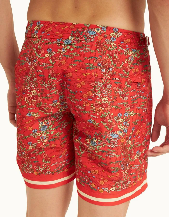 Men Orlebar Brown Swim Shorts Bulldog Vermillion