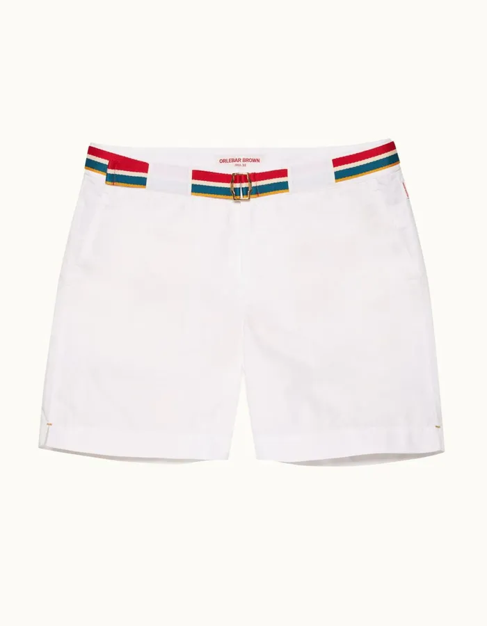 Men Orlebar Brown Swim Shorts Bulldog White