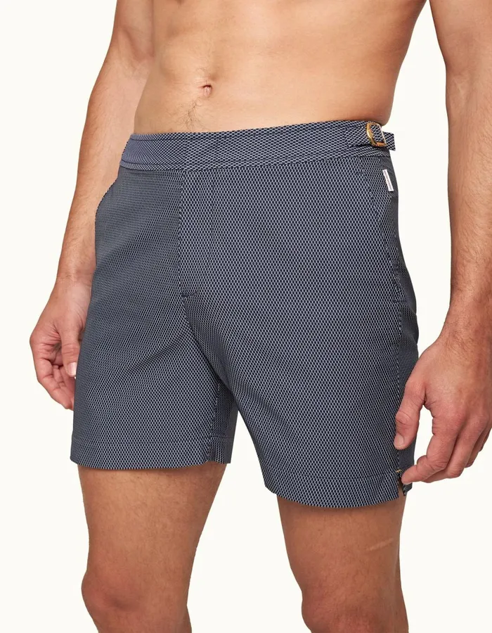 Men Orlebar Brown Swim Shorts Bulldog X Honeycomb