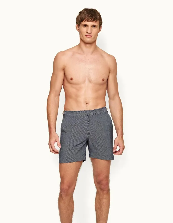 Men Orlebar Brown Swim Shorts Bulldog X Honeycomb