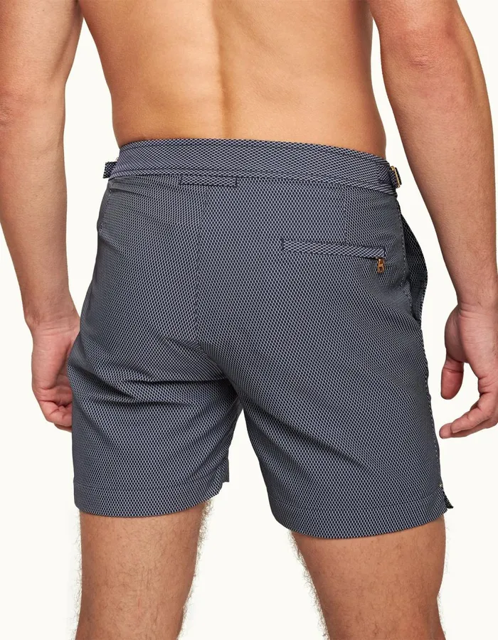 Men Orlebar Brown Swim Shorts Bulldog X Honeycomb
