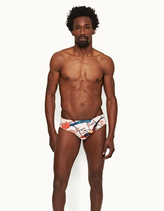 Men Orlebar Brown Swim Shorts Dachshund Rose