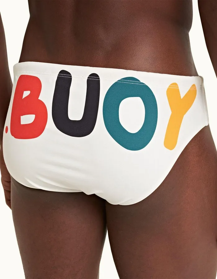Men Orlebar Brown Swim Shorts Dachshund White Sand