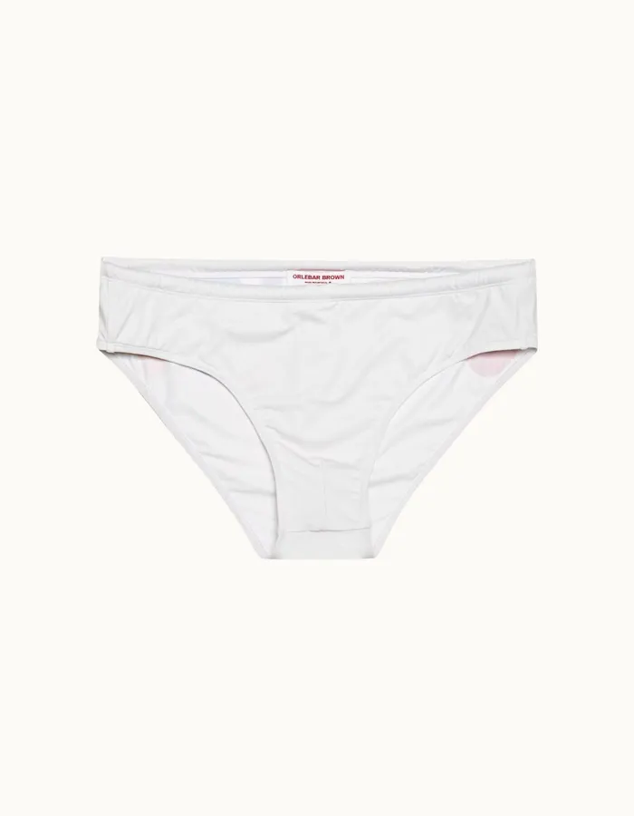 Men Orlebar Brown Swim Shorts Dachshund White Sand