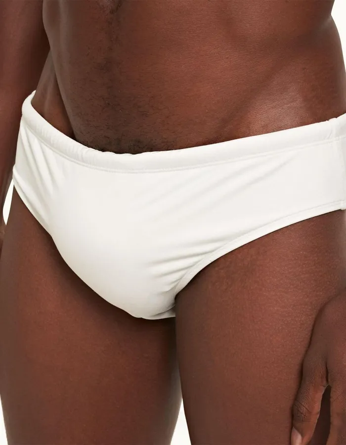 Men Orlebar Brown Swim Shorts Dachshund White Sand