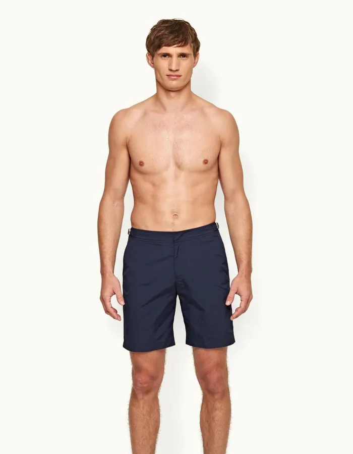 Men Orlebar Brown Swim Shorts Dane Navy