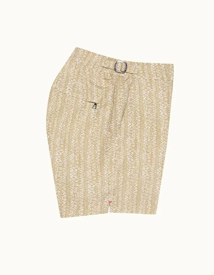 Men Orlebar Brown Swim Shorts Setter Biscuit