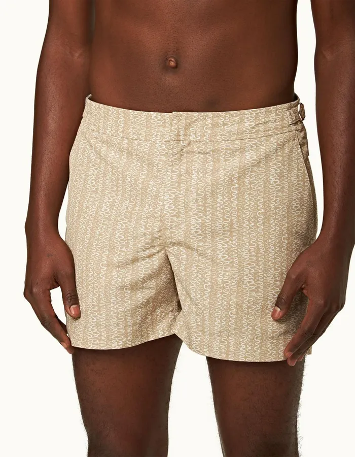Men Orlebar Brown Swim Shorts Setter Biscuit