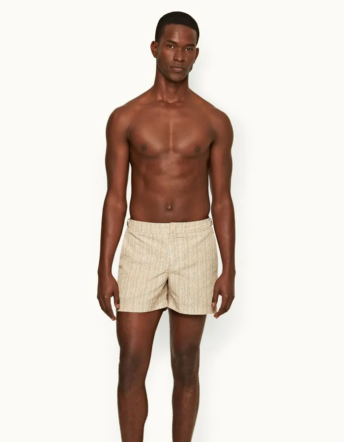 Men Orlebar Brown Swim Shorts Setter Biscuit