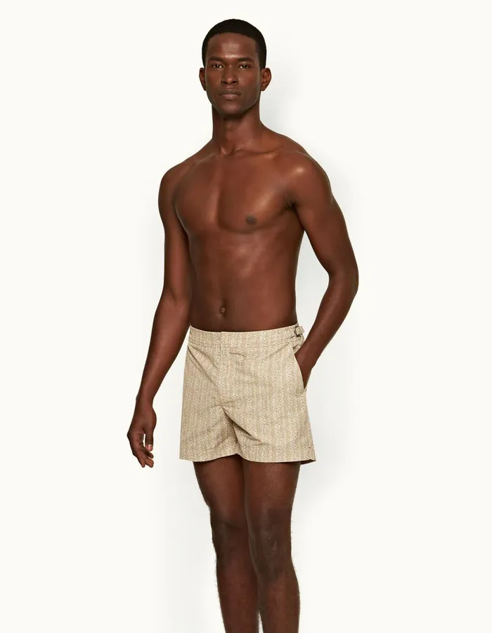 Men Orlebar Brown Swim Shorts Setter Biscuit