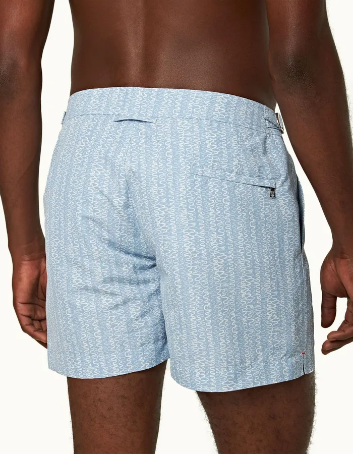 Men Orlebar Brown Swim Shorts Setter Blue Ash