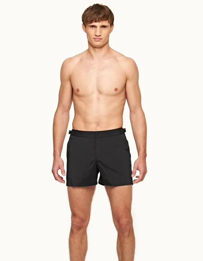 Men Orlebar Brown Swim Shorts Setter Bonded Black