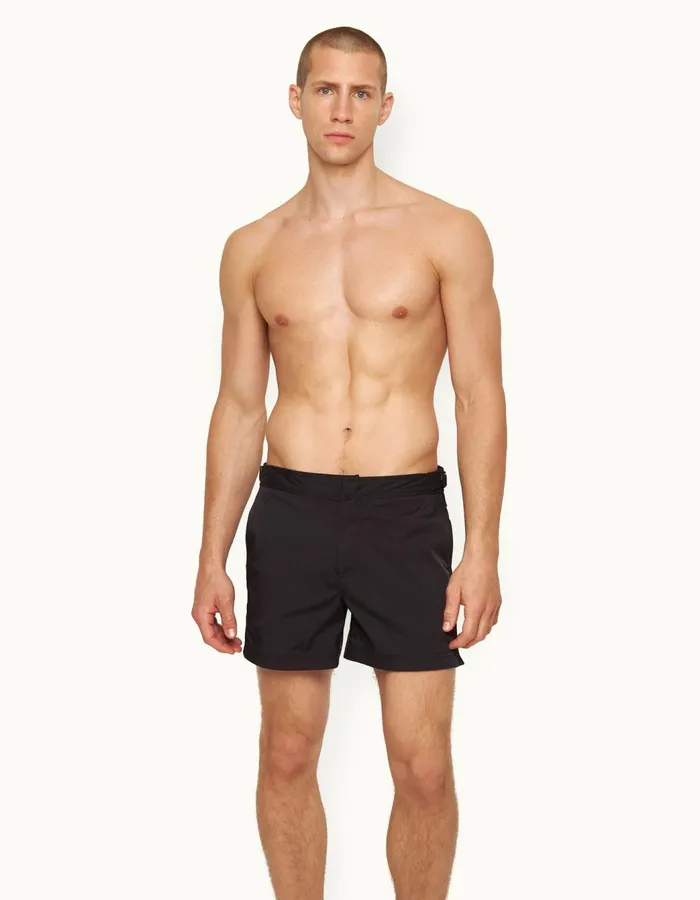 Men Orlebar Brown Swim Shorts Setter Stretch Black