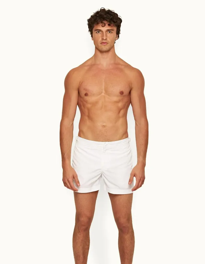 Men Orlebar Brown Swim Shorts Setter White