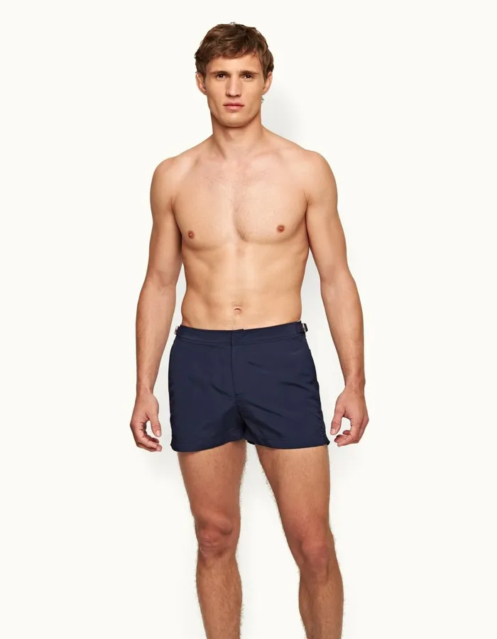 Men Orlebar Brown Swim Shorts Springer Navy