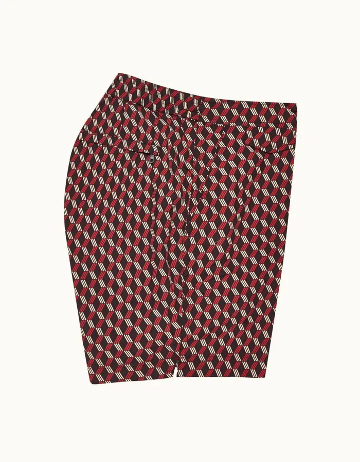 Men Orlebar Brown Swim Shorts Standard Trufflevermillion