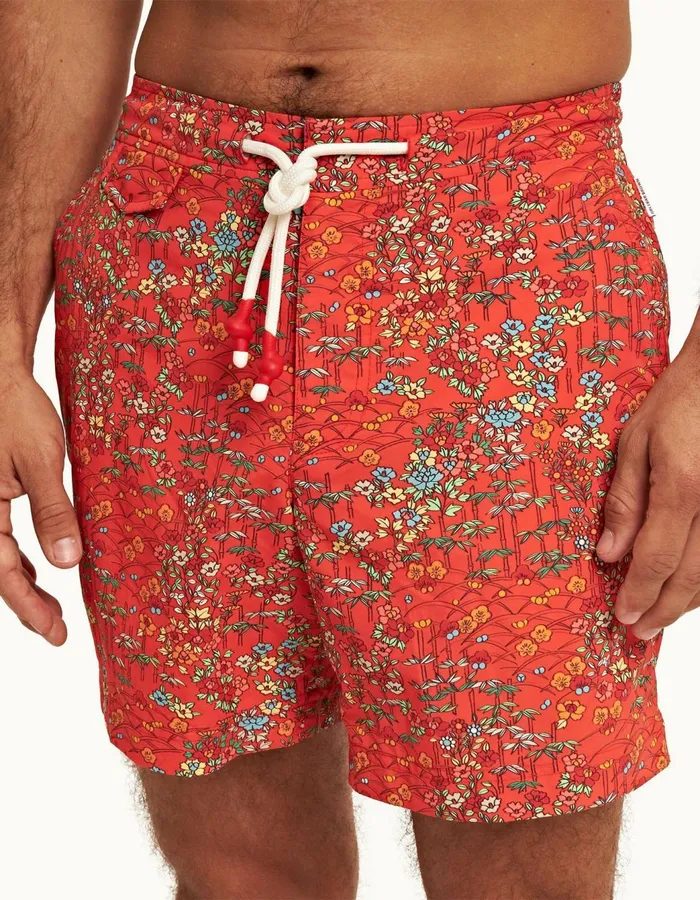 Men Orlebar Brown Swim Shorts Standard Vermillion