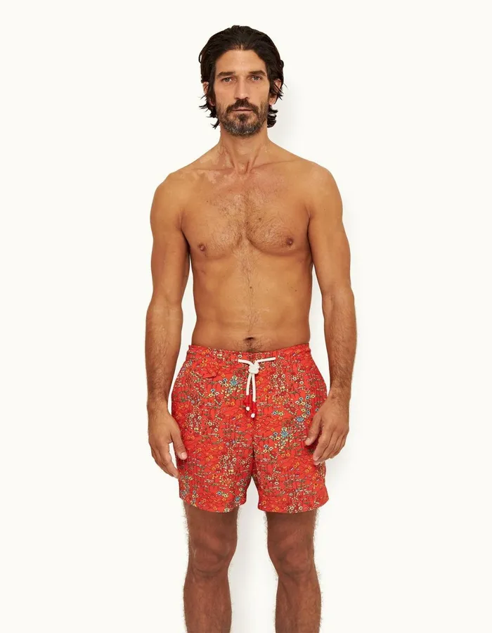 Men Orlebar Brown Swim Shorts Standard Vermillion