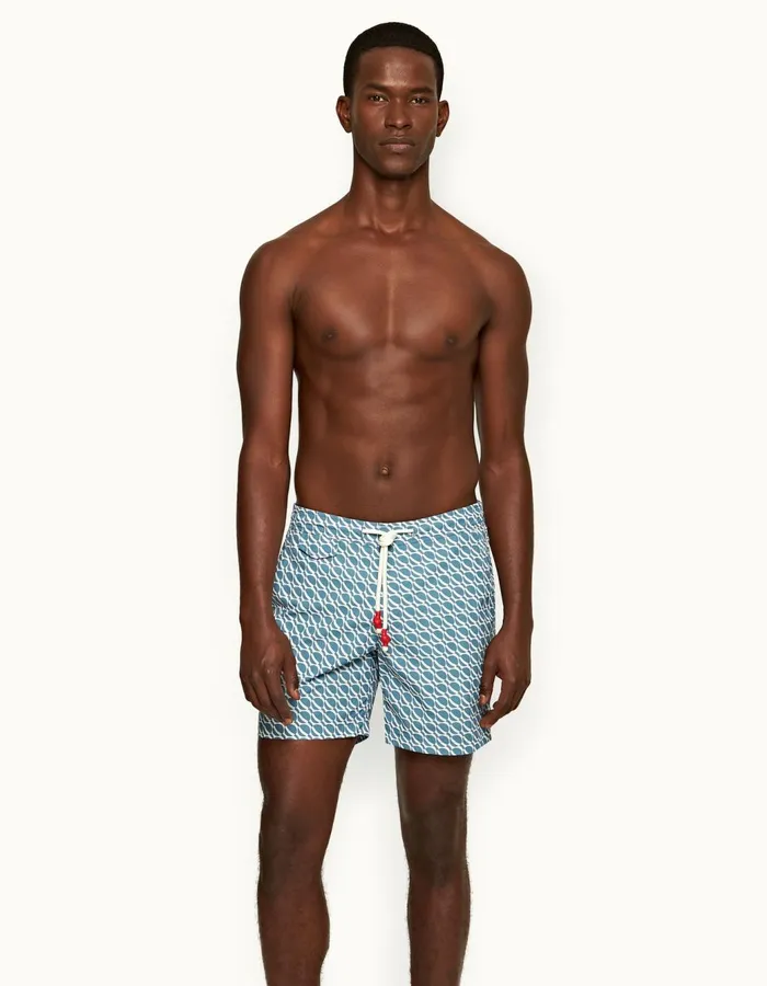 Men Orlebar Brown Swim Shorts Standard Wish Blue
