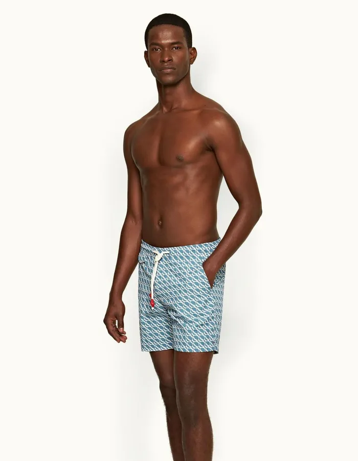 Men Orlebar Brown Swim Shorts Standard Wish Blue