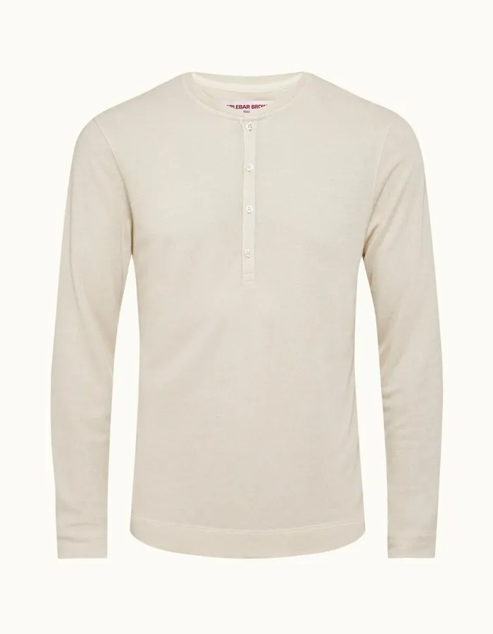Men Orlebar Brown TShirts Harrison Cashmere Matchstick
