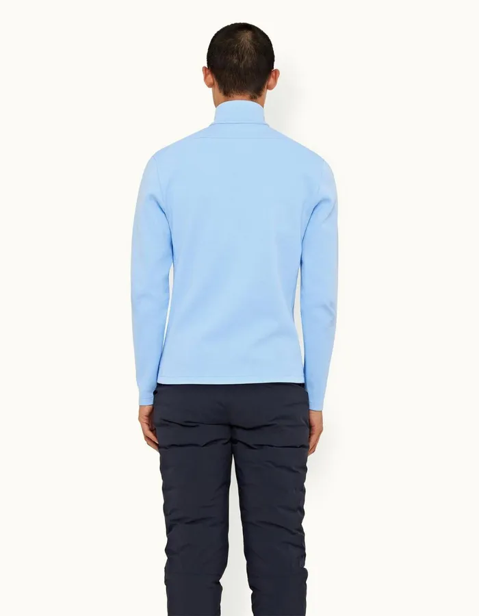 Men Orlebar Brown TShirts Muir Glacier Blue