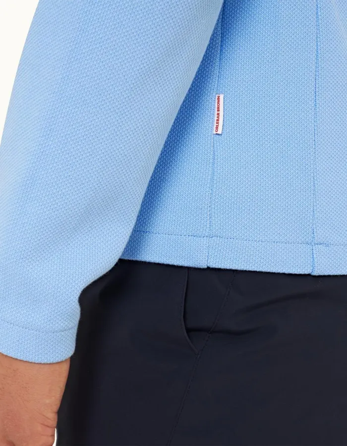 Men Orlebar Brown TShirts Muir Glacier Blue