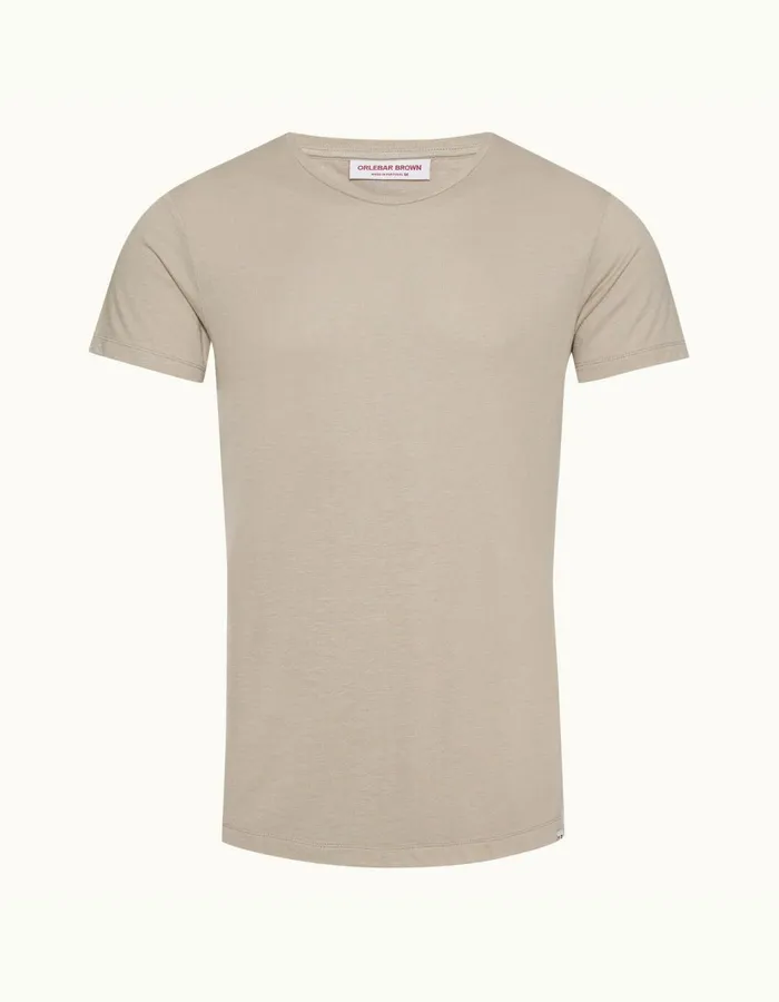 Men Orlebar Brown TShirts Ob Classic Cashmere Parched Green