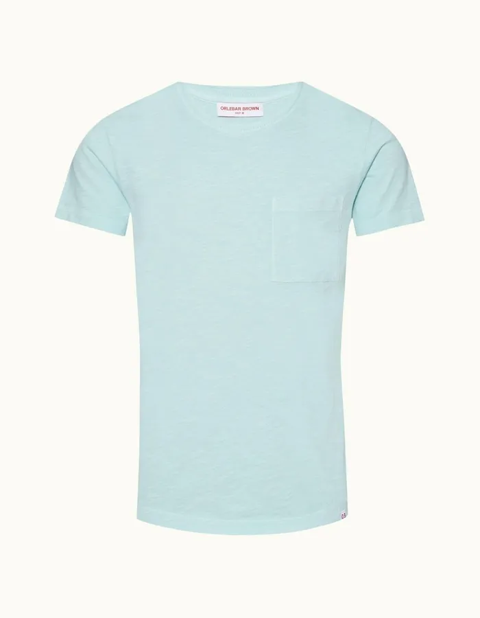 Men Orlebar Brown TShirts Ob Classic Clear Sky