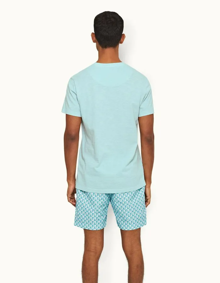 Men Orlebar Brown TShirts Ob Classic Clear Sky