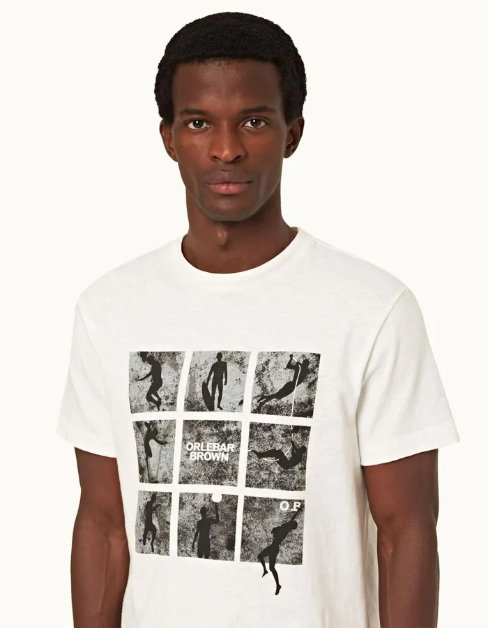 Men Orlebar Brown TShirts Ob Classic Get Up And Go