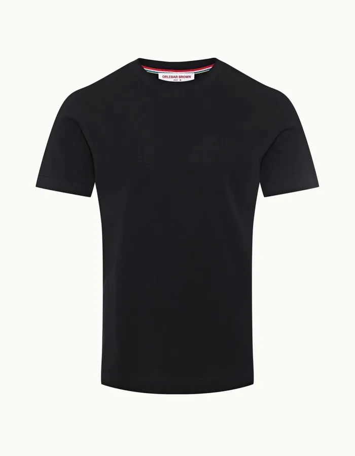 Men Orlebar Brown TShirts Ob Classic Tee Night Iris