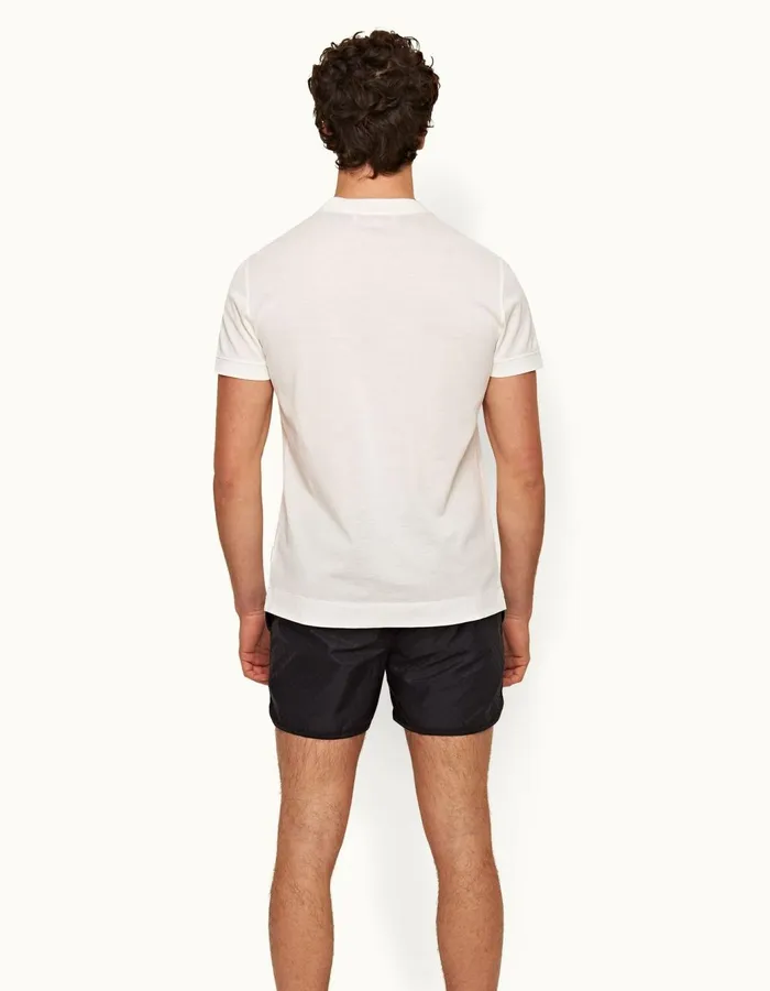Men Orlebar Brown TShirts Ob Classic Tee White
