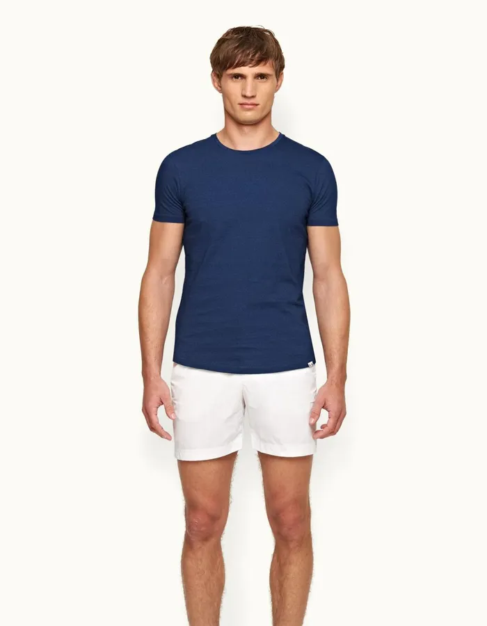 Men Orlebar Brown TShirts ObT Denim Pigment